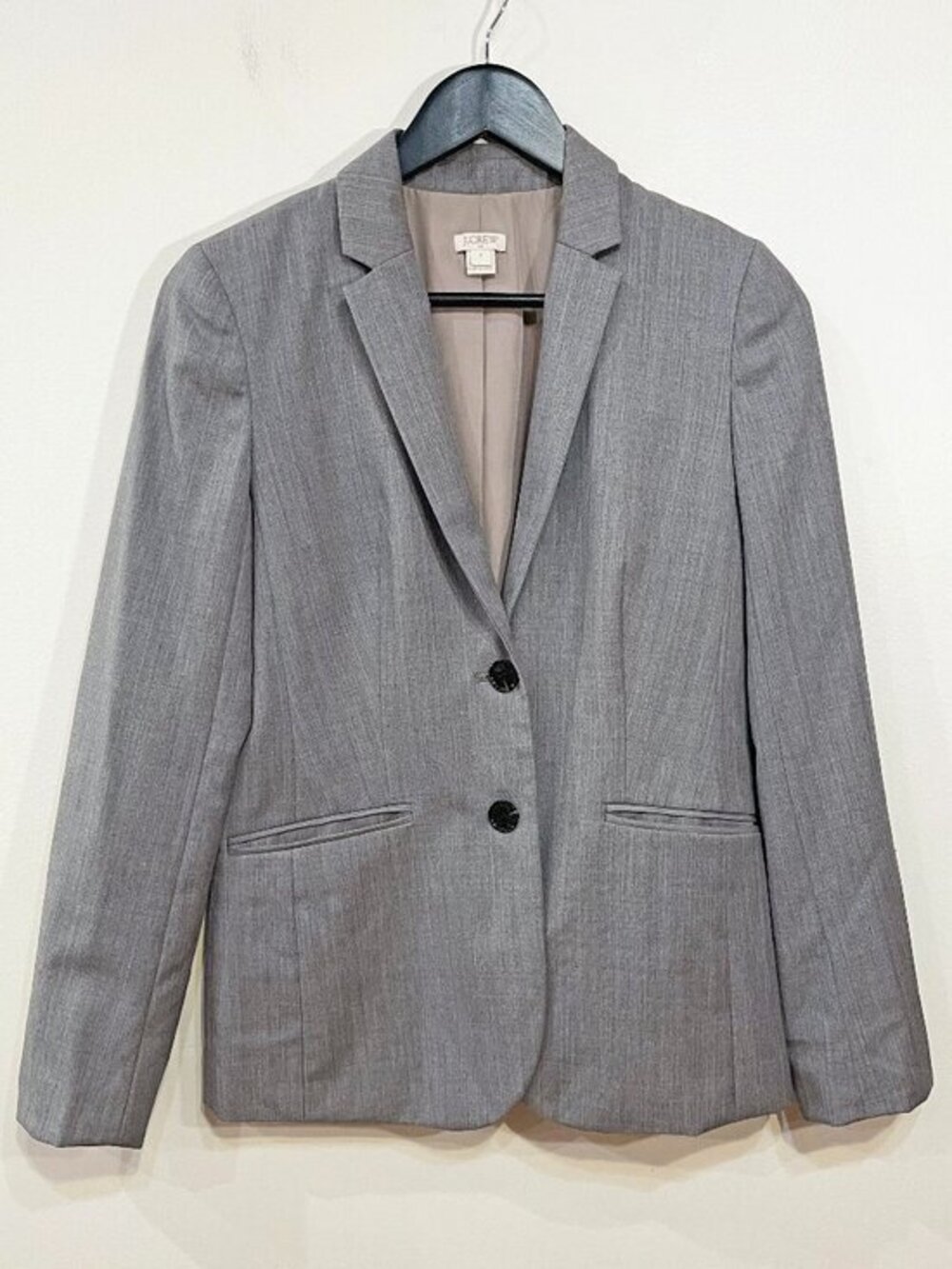 EUC J.Crew Wool Blend Blazer Gray 2, XS